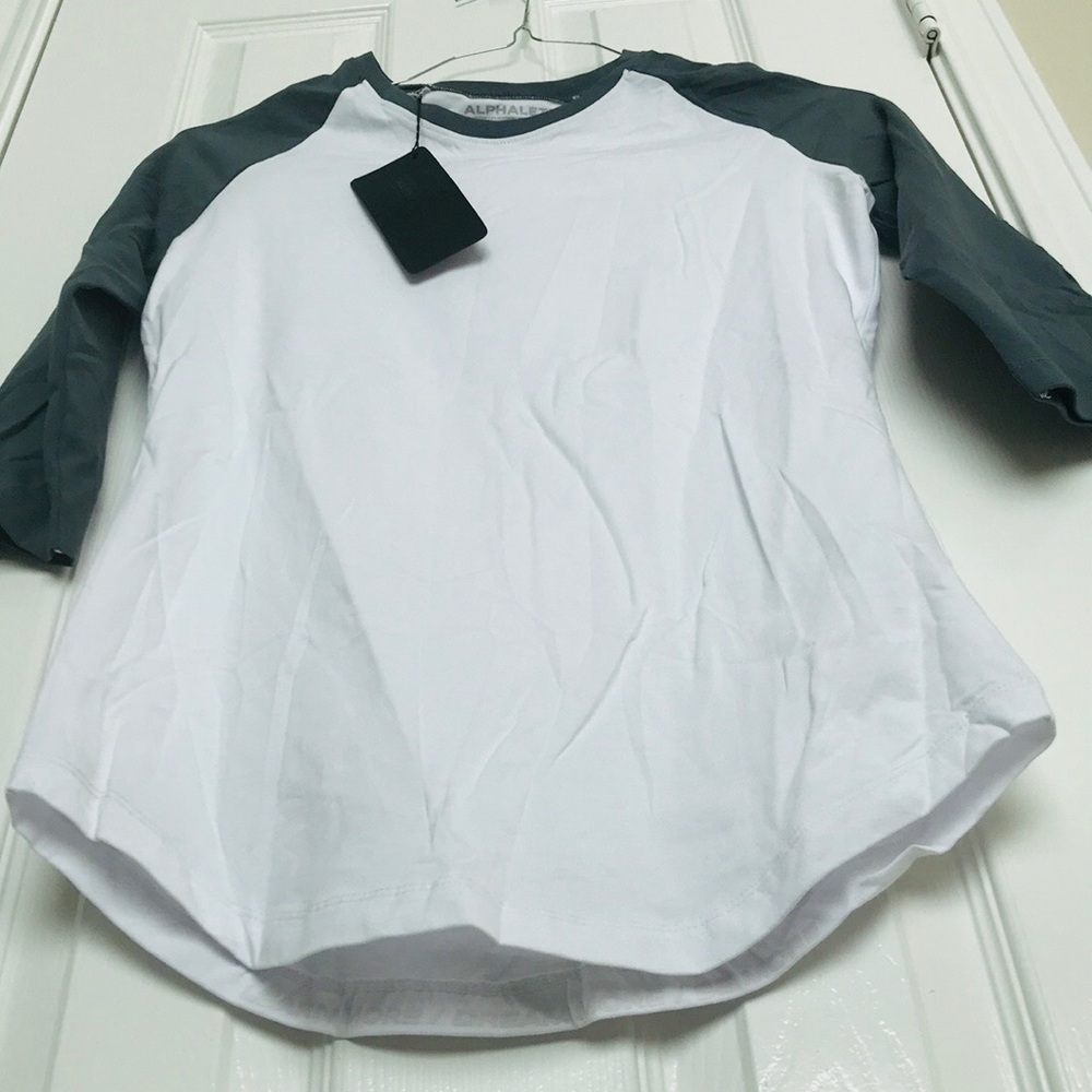 NWT ALPHALETE ATHLETICS Women’s Fitted Performance 3/4 Sleeve Tee Small - Picture 5 of 8